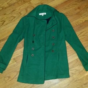 Annabella Size Small Green Coat